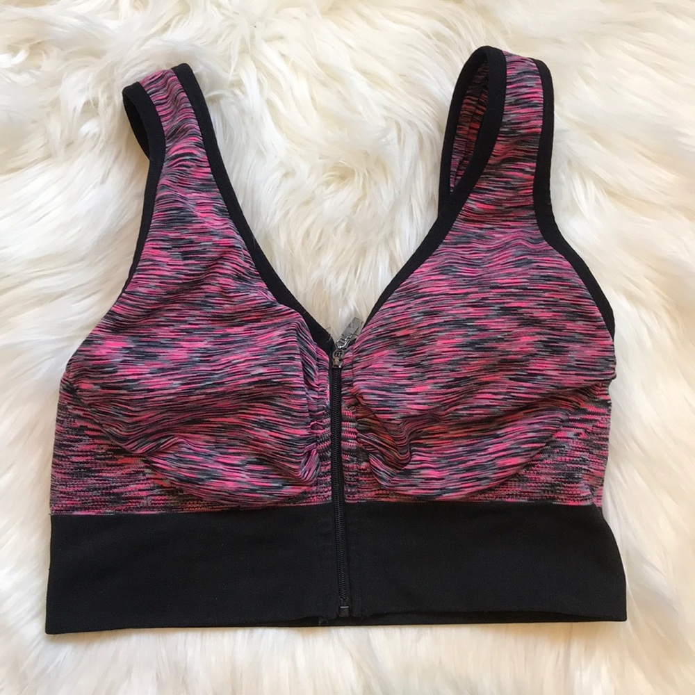 Fit Active Mommy Front Zip Sports Bra - Picture 3 of 4